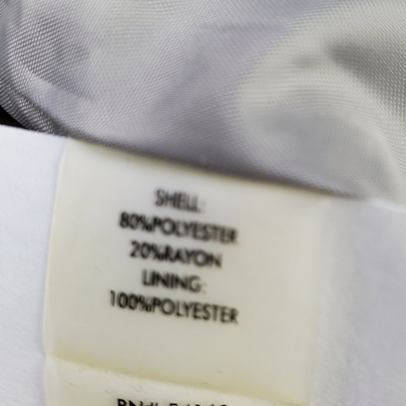 Calvin Klein Silver Grey Ruffle Shoulder Dress 2 - Picture 4 of 14